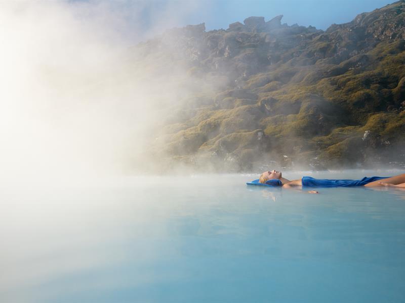 Relax in the lava field